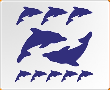 Dolphins Set Wall Sticker