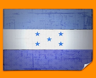 Honduras Flag Poster