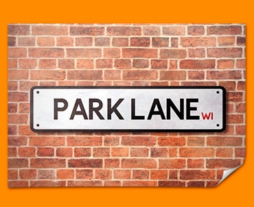 Park Lane UK Street Sign Poster