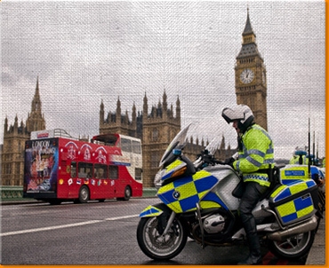 Westminster Police Canvas Art Print