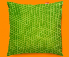 Animal Skin Green Snake Funky Sofa Cushion 45x45cm