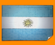 Argentina Flag Poster