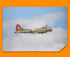 B 17 Flying Fortress Boeing Plane Poster