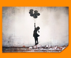 Banksy Balloons Poster