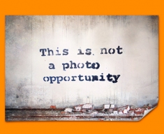 Banksy Photo Opportunity Poster