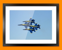 Blue Angels Plane Framed Print
