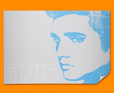 Blue Elvis Poster