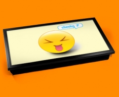Cheeky Emoticon Laptop Tray