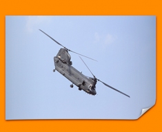Chinook Boeing Plane Poster