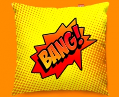 Comic BANG Funky Sofa Cushion 45x45cm