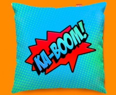 Comic KA-BOOM Funky Sofa Cushion 45x45cm