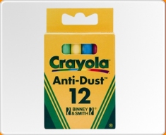 Crayola Coloured Chalk Extra Pack