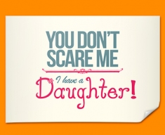 Daughter Typography Poster