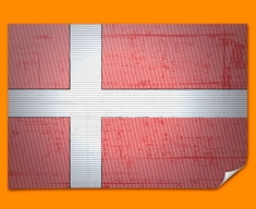 Denmark Flag Poster