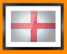 England Flag Framed Print