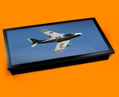 F 86 Sabre North American Aviation Plane Cushion Laptop Tray