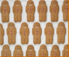Gingerbread Men Canvas Art Print