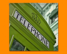 Green Telephone Box Napkins (Set of 4)