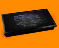 Happiness Definition Laptop Tray