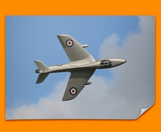 Hunter Hawker Plane Poster