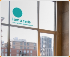 I am a Circle Quote Wall Sticker