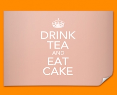 Keep Calm Drink Tea Poster