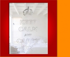 Keep Calm and Carry On Mirror