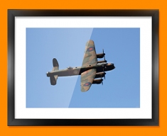 Lancaster Avro Plane Framed Print