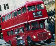 London Bus Canvas Art Print