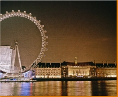 London Eye Canvas Art Print