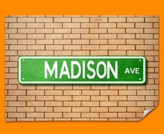 Madison Ave US Street Sign Poster