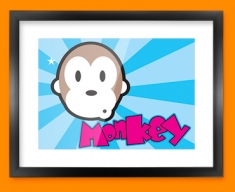 Monkey Framed Print