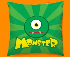 Monster Funky Sofa Cushion 45x45cm