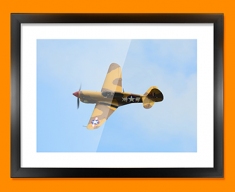 P 40 Warhawk Curtiss Plane Framed Print