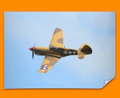 P 40 Warhawk Curtiss Plane Poster