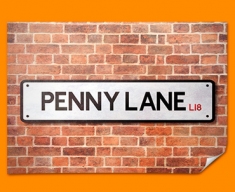 Penny Lane UK Street Sign Poster