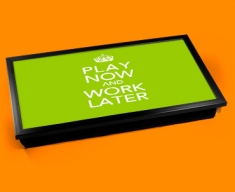 Work Later Keep Calm Laptop Lap Tray