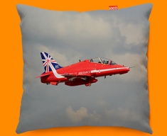 RAF Red Arrows Plane Sofa Cushion