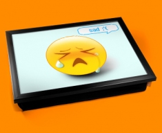 Sad Emoticon Lap Tray