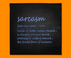 Sarcasm Definition Napkins (Set of 4)