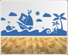 Sea Mural Wall Sticker