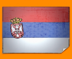 Serbia Flag Poster