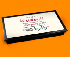 Sister Typography Laptop Tray