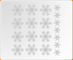 Snowflakes Set Wall Sticker