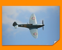 Spitfire Supermarine Plane Poster