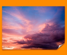 Sunset Clouds Poster