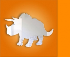 Triceratops Dinosaur Mirror