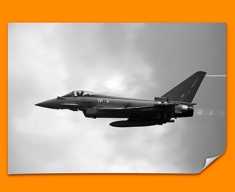 Typhoon BAE Eurofighter Plane Poster