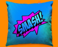 Comic SMASH Funky Sofa Cushion 45x45cm
