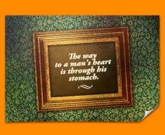 The Way to a Man's Heart Heart Warmer Poster